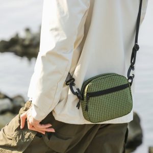 Nylon Crossbody Bag with Zipper Spring 2026 Medium Size