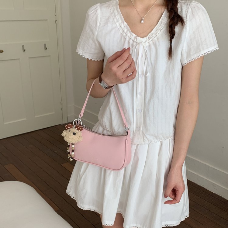 Women's Casual Minimalist Hobo Bag with Zip Closure - Summer 2026 - Image 2