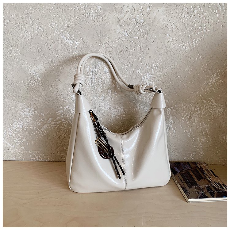Women's PU Hobo Tote Bag with Zipper, Casual Shoulder Bag, Summer 2026 - Image 4