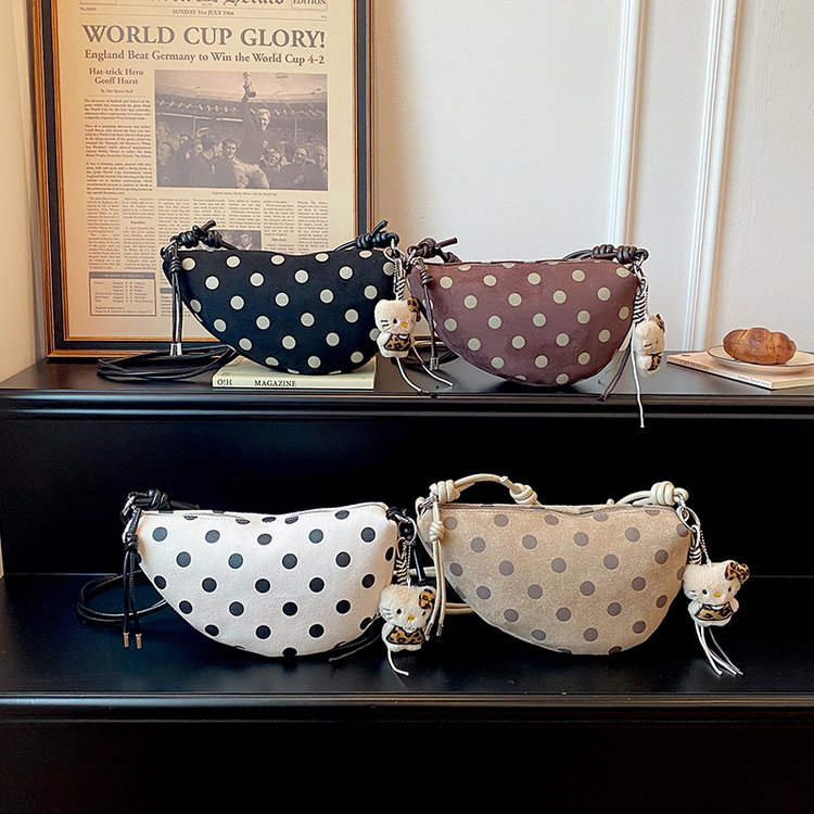 Women's Printed Pillow Bag with Zip Closure - One Size - Image 2