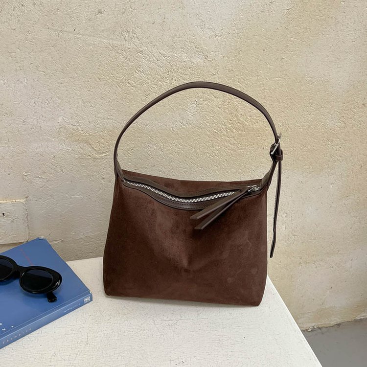 Women's Leopard Print Hobo Bag with Zipper Closure - One Size - Leopard Print,Black,Coffee,Brown - Image 3